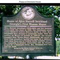 Strickland House Plaque